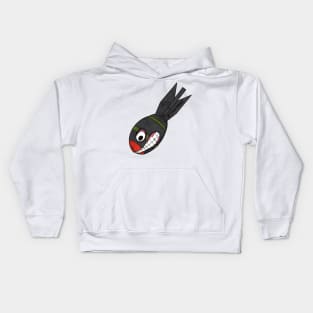 World War 2 Style Cartoon Bomb Hit Your Target Kids Hoodie